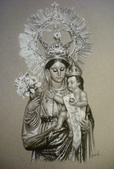 VIRGEN Charcoal