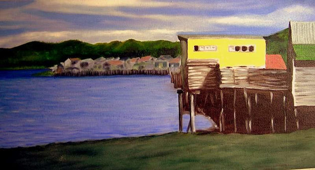 chiloe Oil Canvas Landscaping