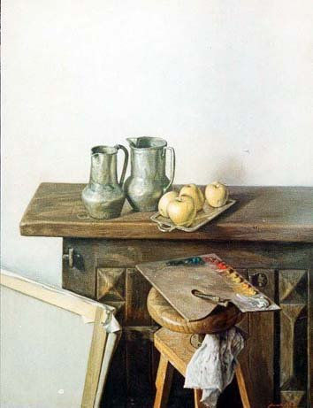 Descanso del Pintor  ( Colección del concertista de guitarra Paco Peña) 
