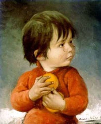 Niña de las naranjas