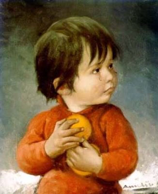 Niña de las naranjas
