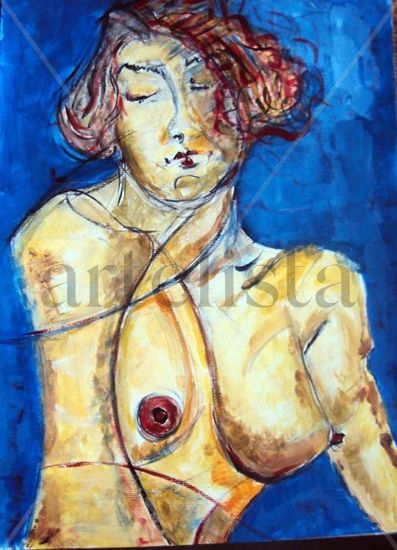 Antes de la entrega Acrylic Paper Nude Paintings