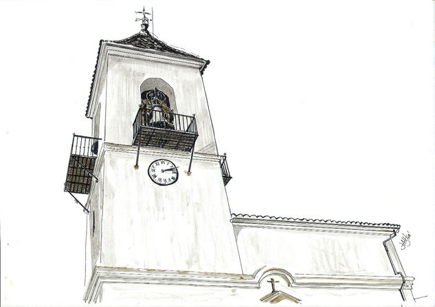 Iglesia de Víznar (Granada) Ink