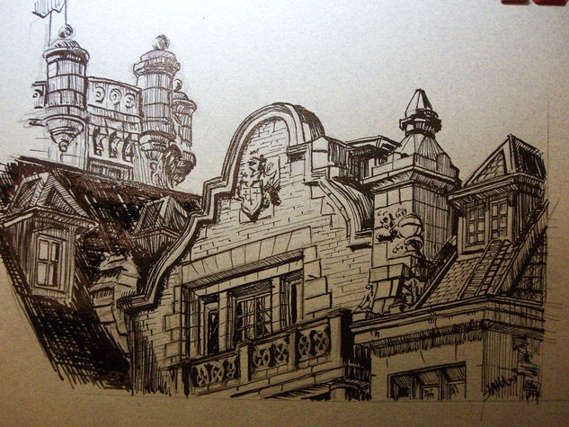 Palacio de la Magdalena (Santander) Ink