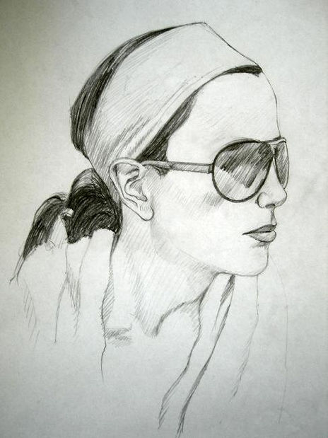 Muje con gafas
