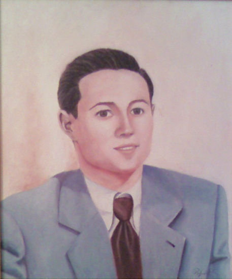 De Domingo Oil Panel Portrait