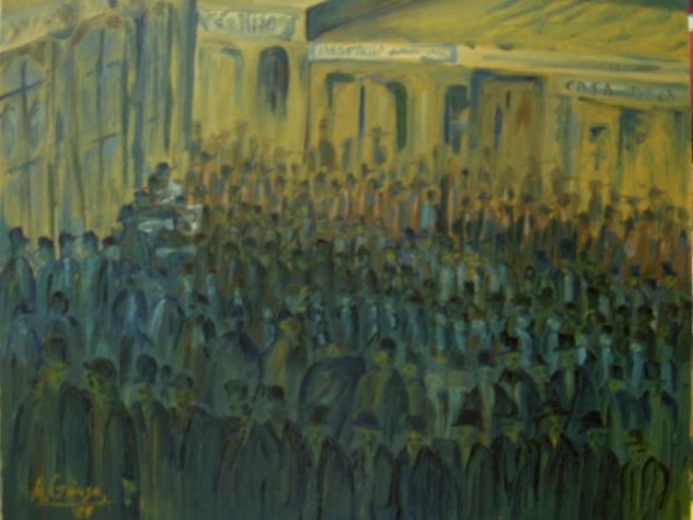 Manresa 1900 Oil Canvas