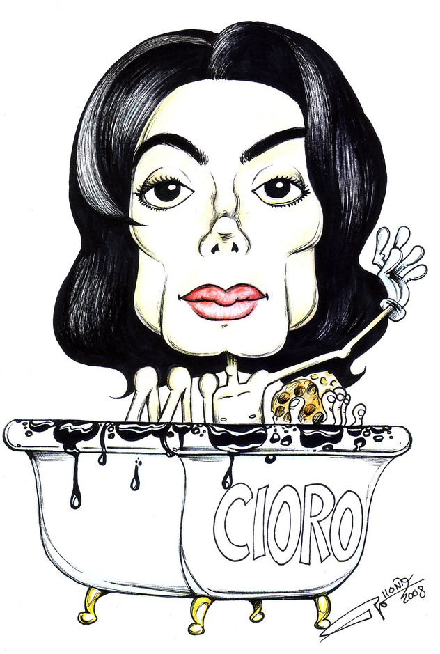 Caricatura Michael Jackson