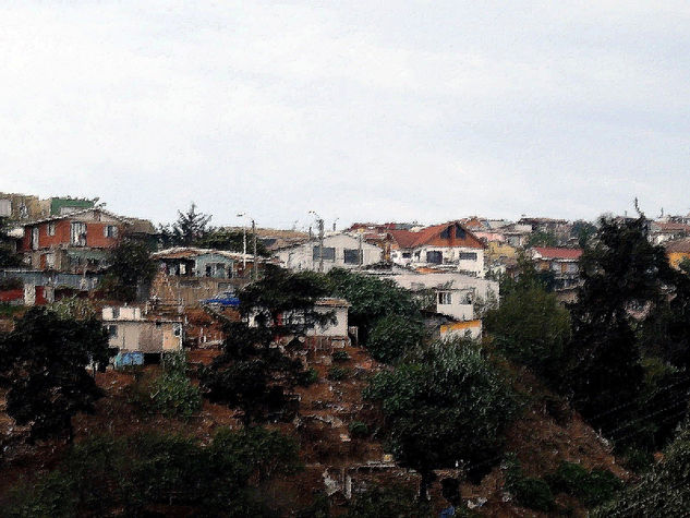 Poblado en el cerro 