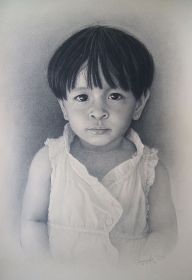 Retrato de Mariana Charcoal