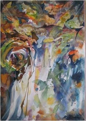 Agua y Hoja Watercolour Canvas Landscaping