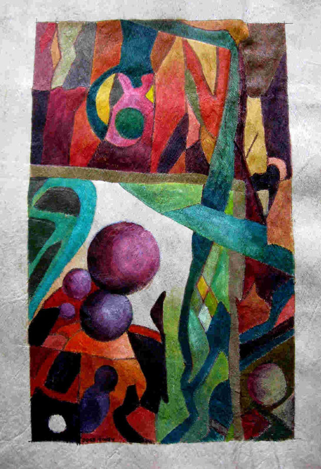 Familia en la ventana