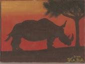 bajo el arbol Oil Canvas Animals