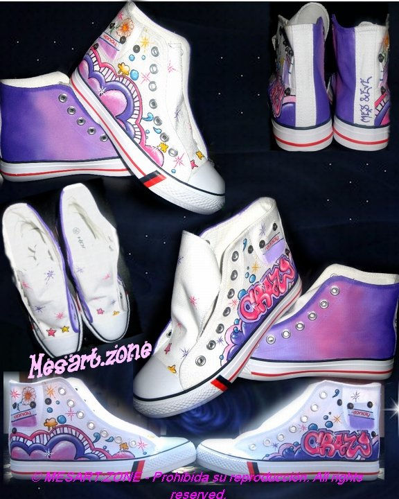 Bambas altas Crazy- Bubbles