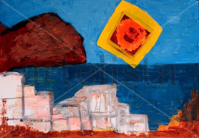 Las Negras-Cabo de Gata Acrylic Card Landscaping