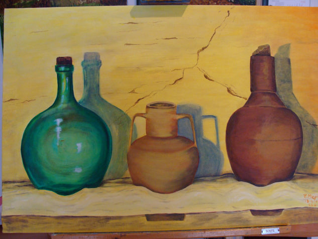 utensilios de otros tiempos Oil Canvas Still Life Paintings