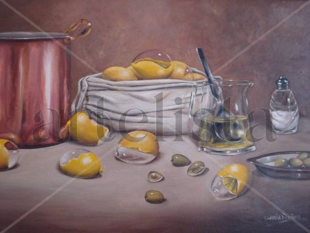 Vecchia ricetta Oil Canvas Still Life Paintings