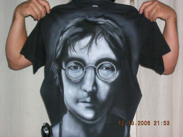 John Lennon Others Textile Portrait