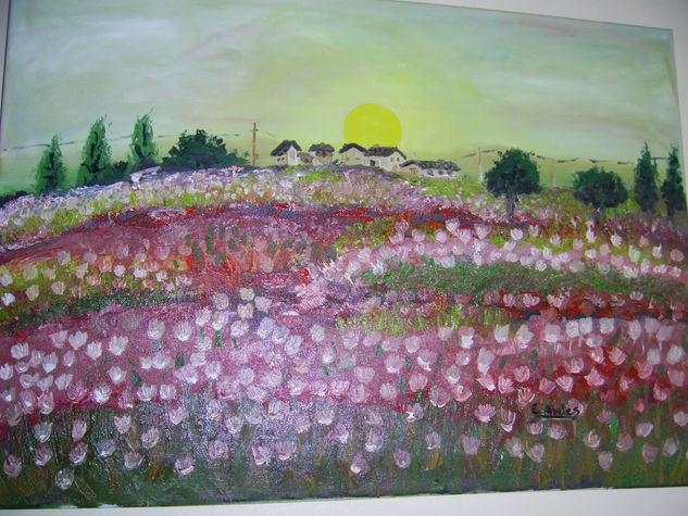 El Amanecer Oil Canvas Landscaping