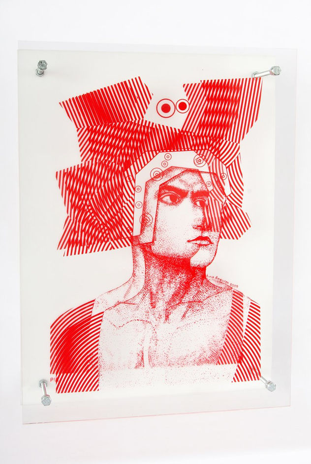 Guerrero indigena del 3500 (izquierda)