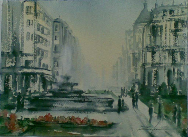 PLAZA MOYÚA Watercolour Paper Landscaping