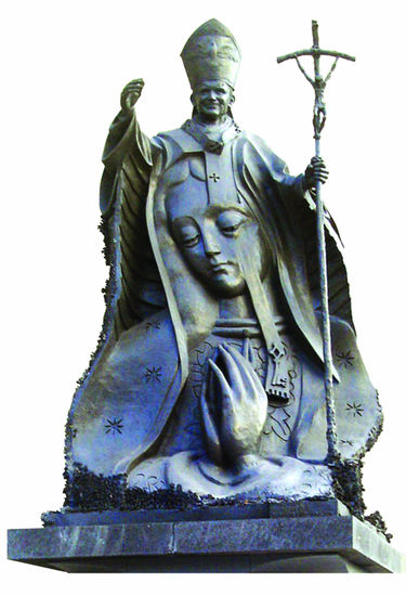 JUAN PABLO II Bronze Figurative