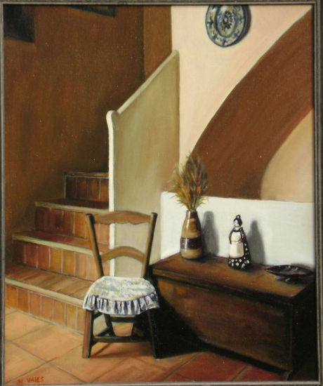 A silla de espadana. Oil Panel Others