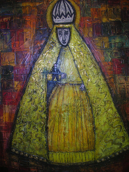 LA REVESTIDURA DEL TIEMPO Oil Canvas Figure Painting