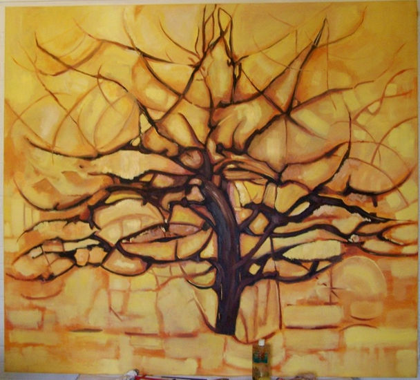 Árbol Oil Canvas Landscaping