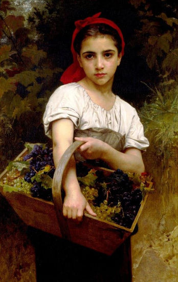 Vendangeuse Copia de Bouguereau Óleo Lienzo Figura