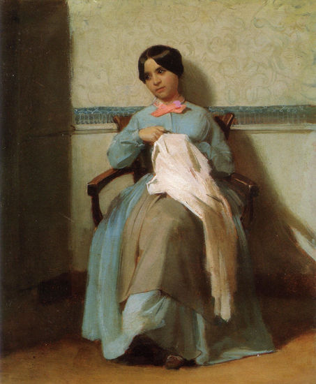 A Portrait of Lonie copia de Bouguereau Óleo Lienzo Figura