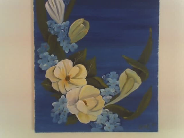 Fondo azul Acrylic Canvas