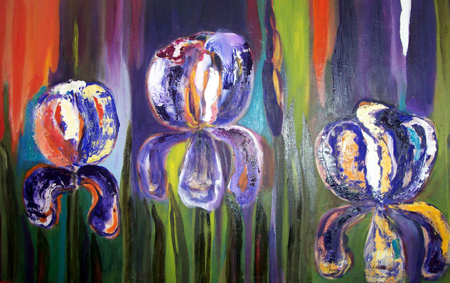 Sin título Oil Canvas Floral Painting