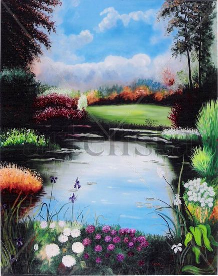 ESPLENDOR EN EL BOSQUE Oil Canvas Landscaping