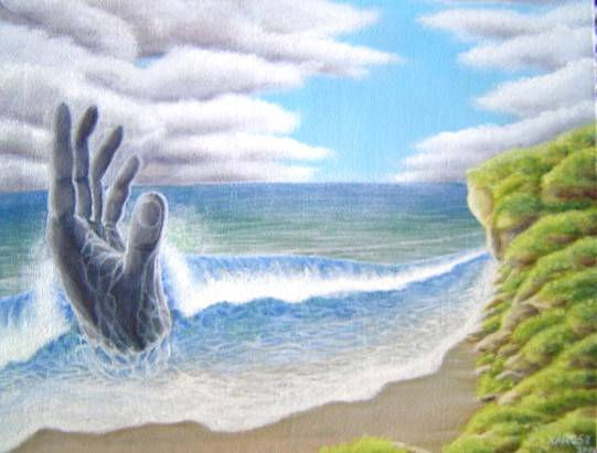 sueño de playa Oil Canvas