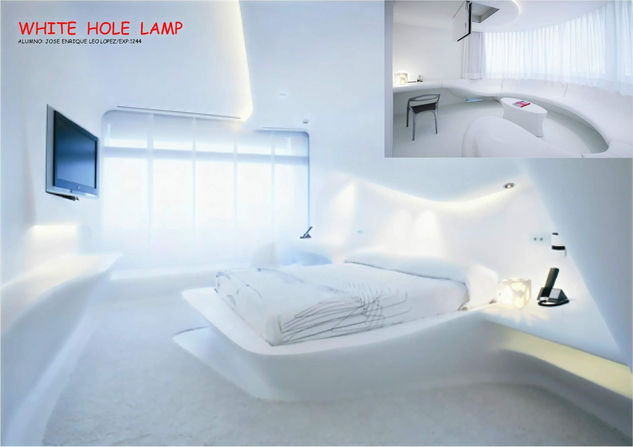 white hole lamp 