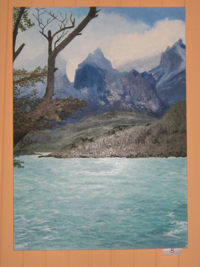 Las Torres del Paine Óleo Lienzo Paisaje