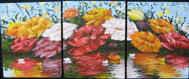 FLORES Oil Canvas Landscaping