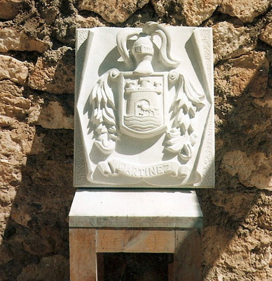 Escudo heraldico  MARTINEZ Stone Mixed