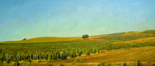 Campo de girasoles Oil Canvas Landscaping