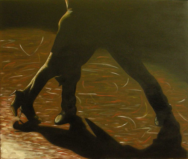 Tango y más tango Oil Canvas Figure Painting