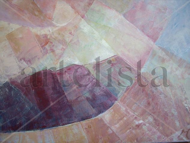 Abstracción en malvas Oil Canvas Landscaping