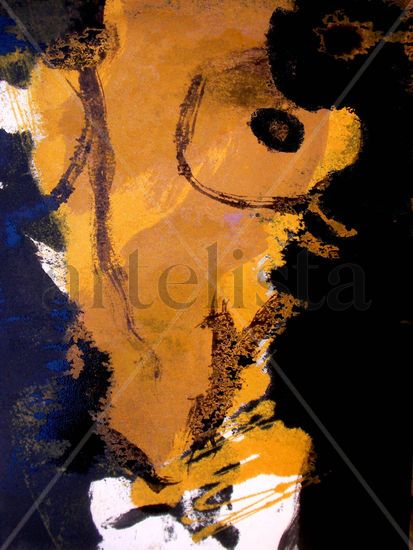 macchia di donna 2 Industrial Paper Figure Painting