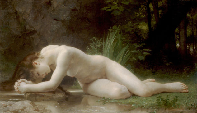 Biblis copia de Bouguereau Oil Canvas Figure Painting