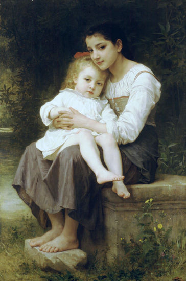 The seat copia de Bouguereau Óleo Lienzo Figura