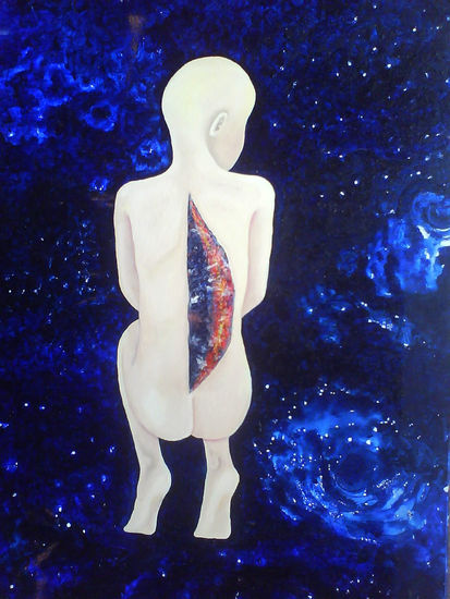 LA EXISTENCIA Oil Canvas Figure Painting