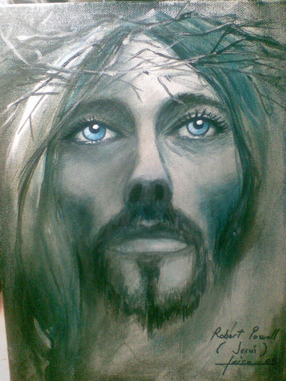 robert powell, jesus de nazaret Acrílico Lienzo Retrato