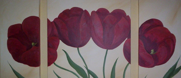 Amapolas Acrylic Canvas