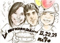 Caricatura Cumpleañeros