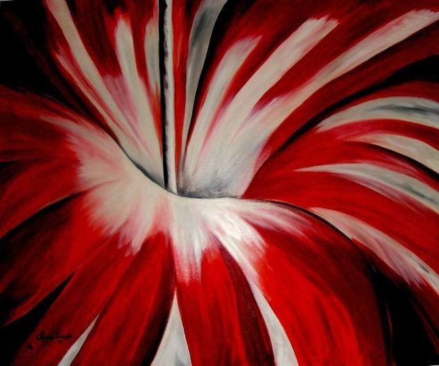 Cayena Oil Canvas Floral Painting